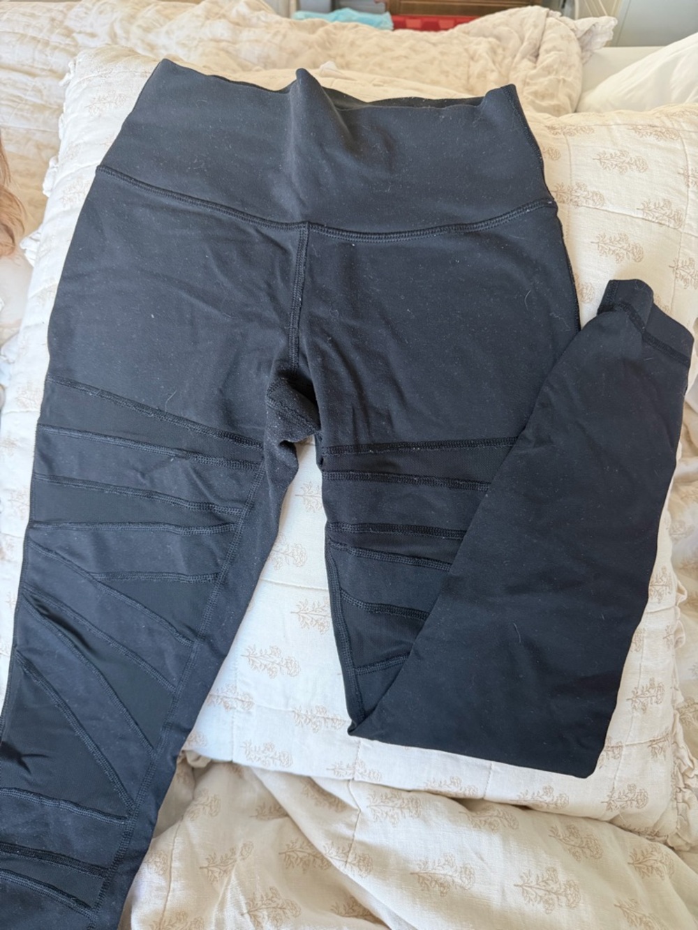 Lululemon Black High-Waist Mesh Leggings
